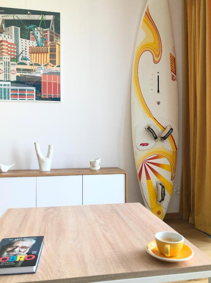 Tlusta Mewa Sea View Apartment กดิเนีย ภายนอก รูปภาพ