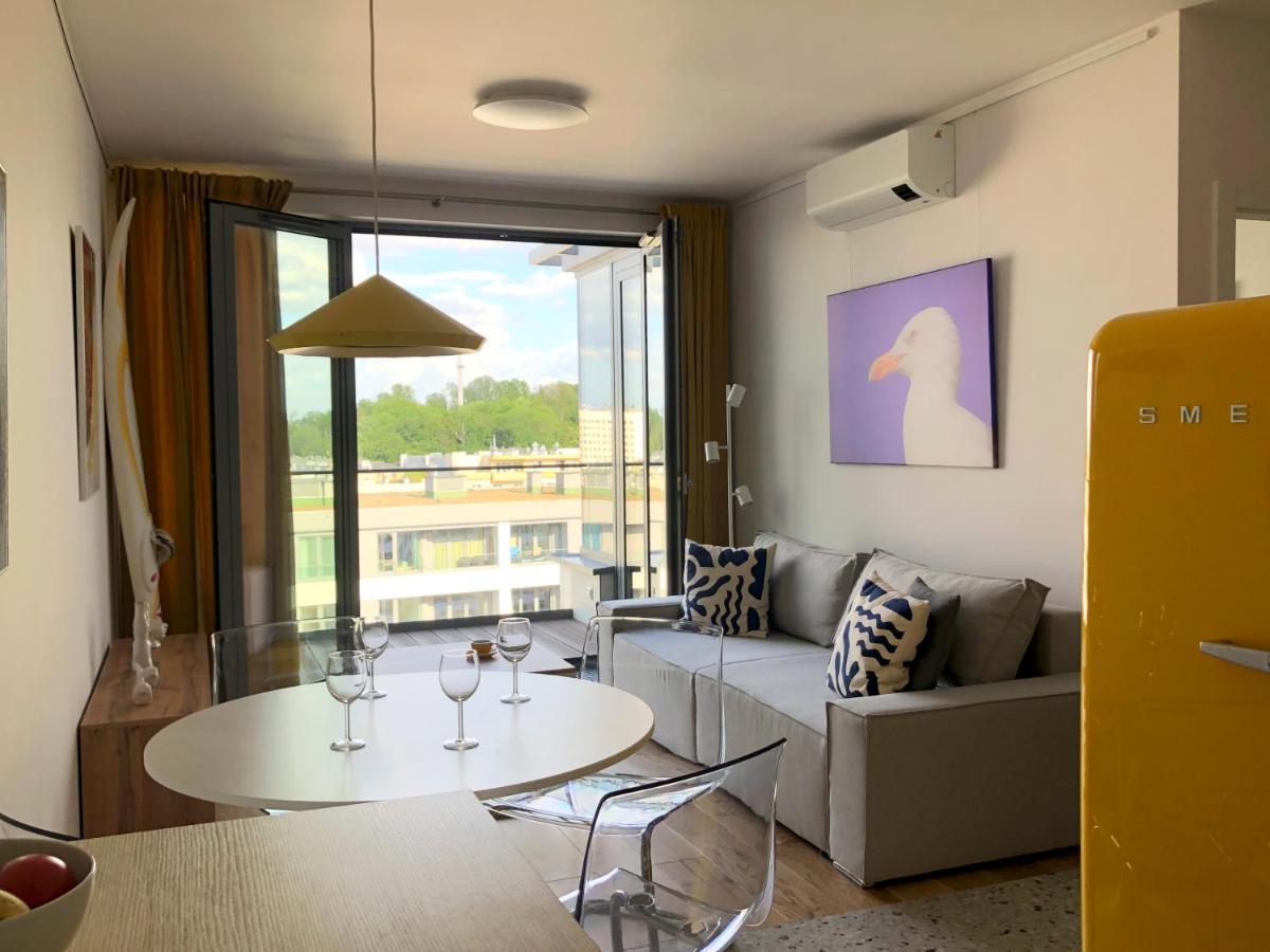Tlusta Mewa Sea View Apartment กดิเนีย ภายนอก รูปภาพ
