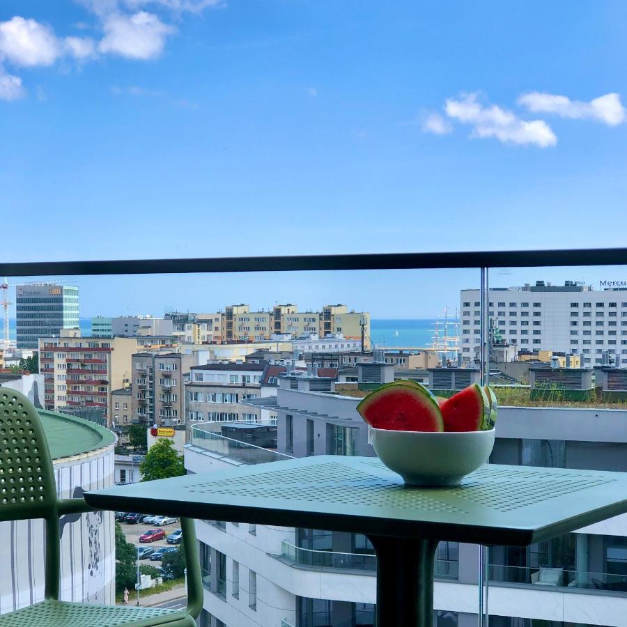 Tlusta Mewa Sea View Apartment กดิเนีย ภายนอก รูปภาพ