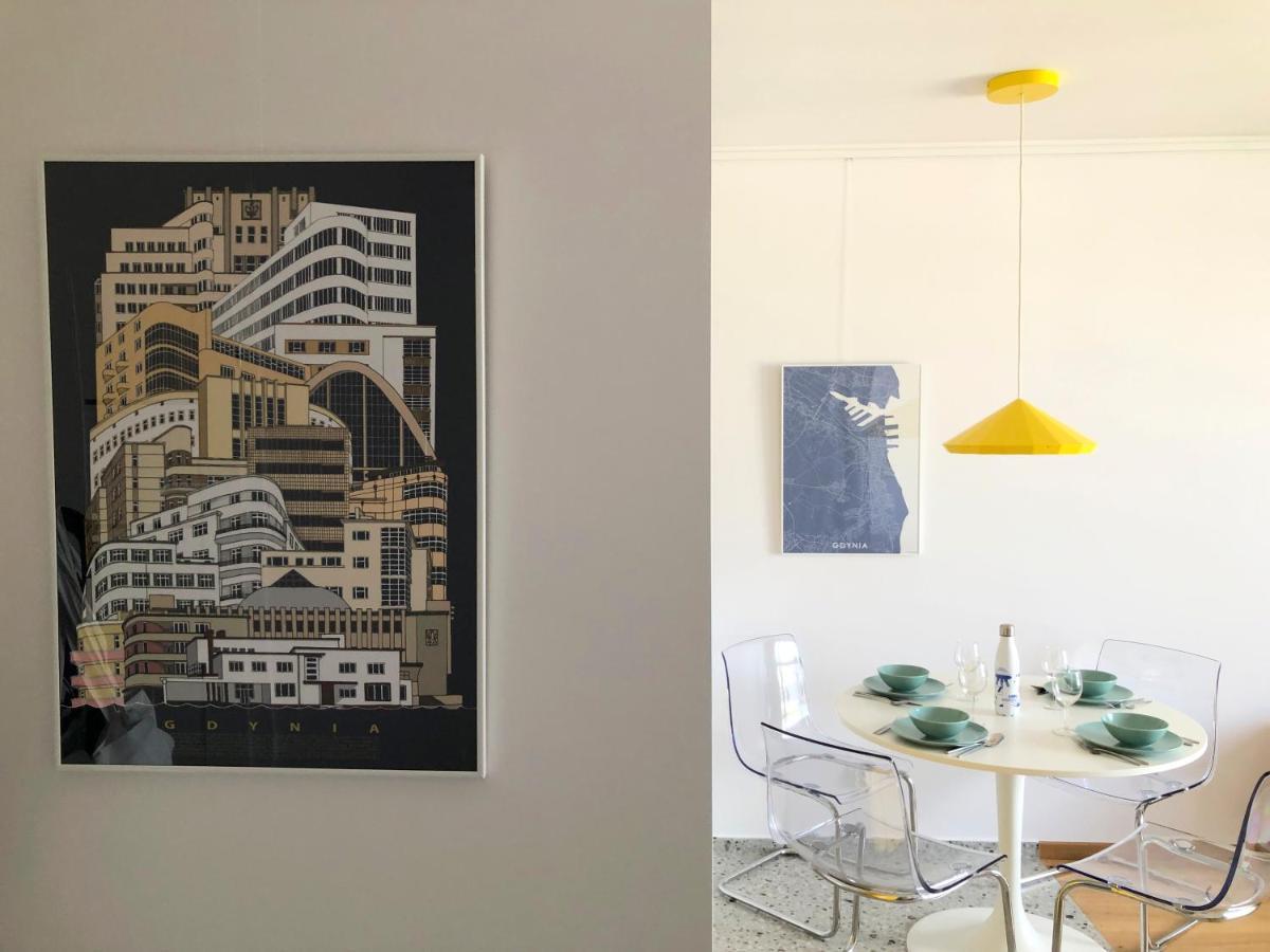 Tlusta Mewa Sea View Apartment กดิเนีย ภายนอก รูปภาพ